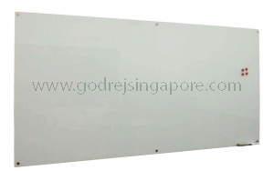 Magnetic Glass Whiteboard 6mm. 2.0x1.2mt. - With Installation