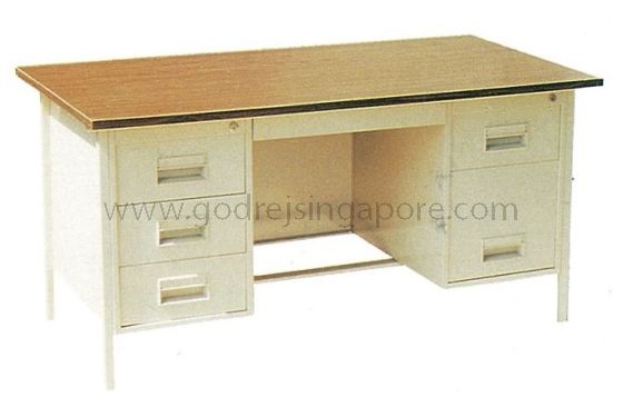 double pedestal desk for sale